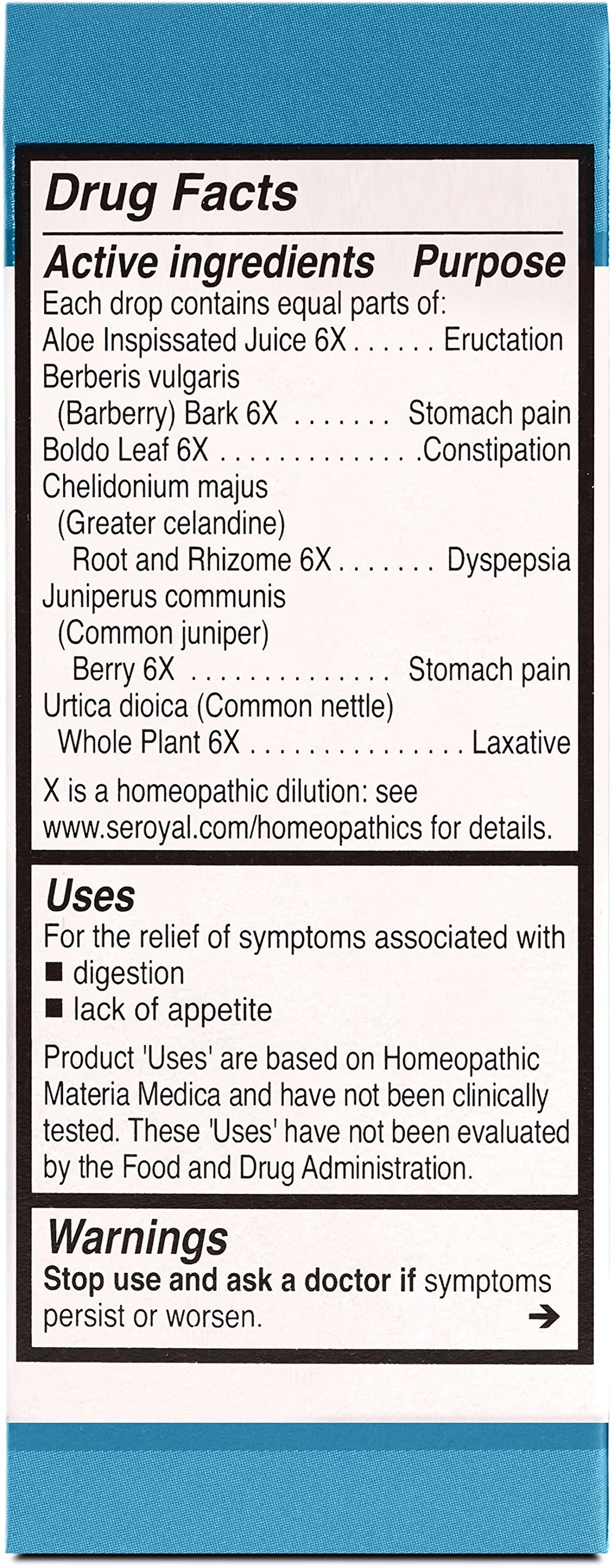 UNDA 226 Numbered Compounds label showing herbal-metal blend for holistic wellness