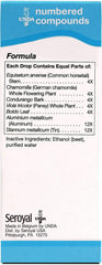 UNDA 3 Numbered Compounds dropper pour showing precise dosing for daily use