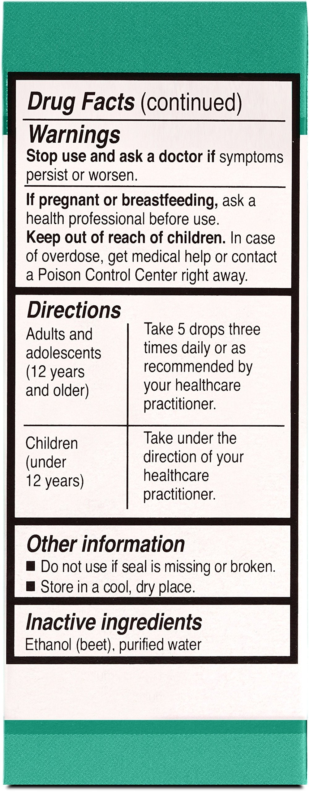 Dropper and bottle of UNDA 45 Numbered Compounds for easy dosing.