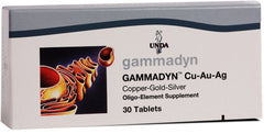 UNDA Gammadyn Cu-Au-Ag bottle for daily trace element support and easy dosing.
