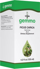 UNDA Gemmo Therapy Fig Bud Extract bottle for daily wellness routines.