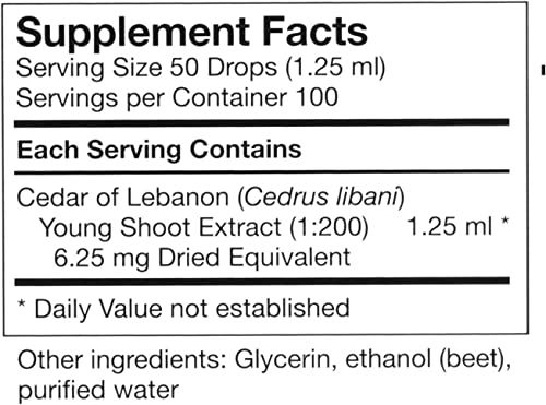 UNDA Cedar of Lebanon gemmo dropper indicating precise dosing for gentle support.