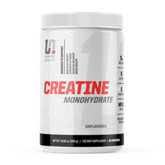 Undefined Nutrition Creatine Monohydrate bottle front showing pure formula for energy support