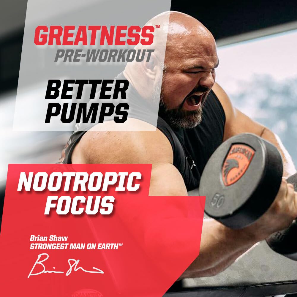 Undefined Nutrition Greatness Pre-Workout flavor packaging highlights Fruit Punch option