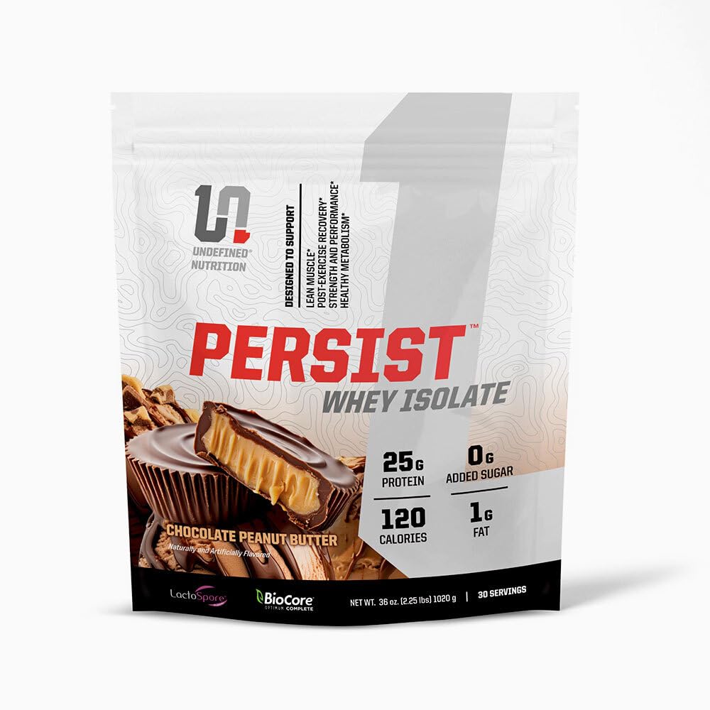 Undefined Nutrition Persist Whey Isolate bottle for quick protein support