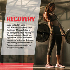 Undefined Nutrition Recovery shelf display suggests gym-ready recovery option.