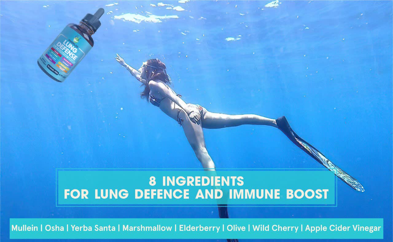 Undelio Lung Defense product usability showcase communicates beverage-style convenience.