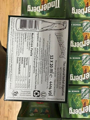Underberg after-meal digestive serving supports palate cleansing and fresh breath.