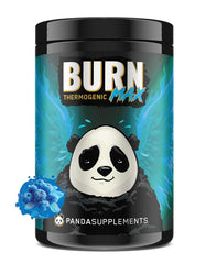 Underground Bio Labs Panda BURN MAX blue razz rock candy pour powers workouts