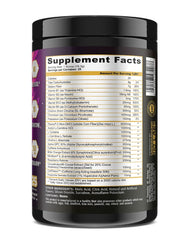Underground Bio Labs Panda Burn Max workout setup ready-to-mix powder.