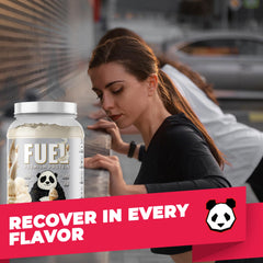 Underground Bio Labs Panda Fuel AstraGin and Senactiv badge—potential support for nutrient absorption.