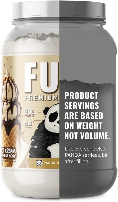 Underground Bio Labs Panda Fuel casein protein jar for slow-release nighttime nutrition