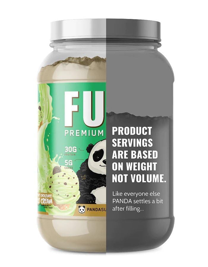 Close-up of grass-fed hydrolyzed collagen within Panda Fuel blend for premium protein variety.