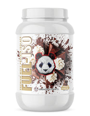 Underground Bio Labs Panda Fuel ISO bottle pour showing zero sugar and high protein