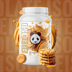 Panda Fuel ISO Peanut Butter Cookie flavor label hints at a delicious, keto-friendly option.