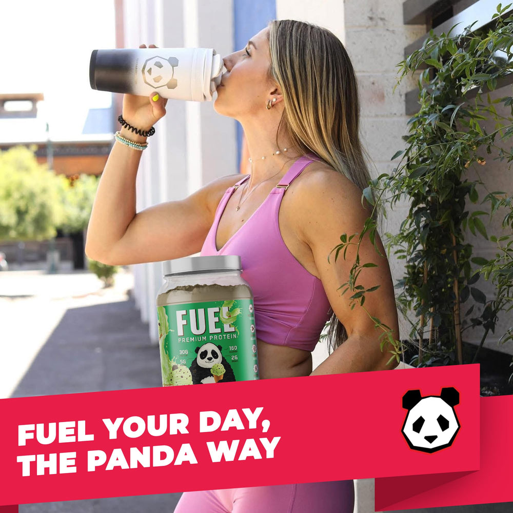 Panda Fuel low sugar formula supports lean goals.