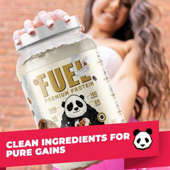 Panda Fuel time-release graphic illustrates gradual nutrient delivery.