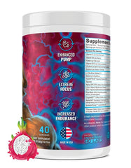 Panda Pump can back view highlighting ingredients and smooth, clump-free mixing.