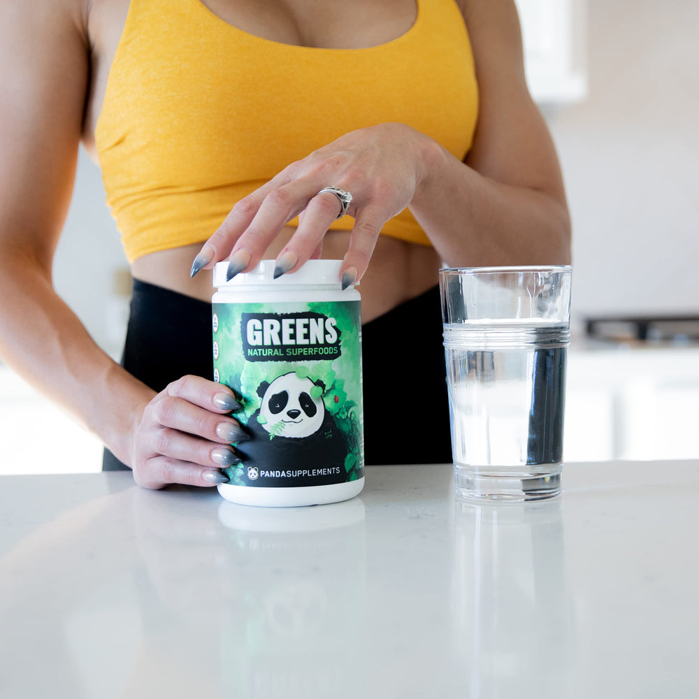 Underground Bio Labs Panda Supps Golds superfood tin offers immune-friendly nutrition.