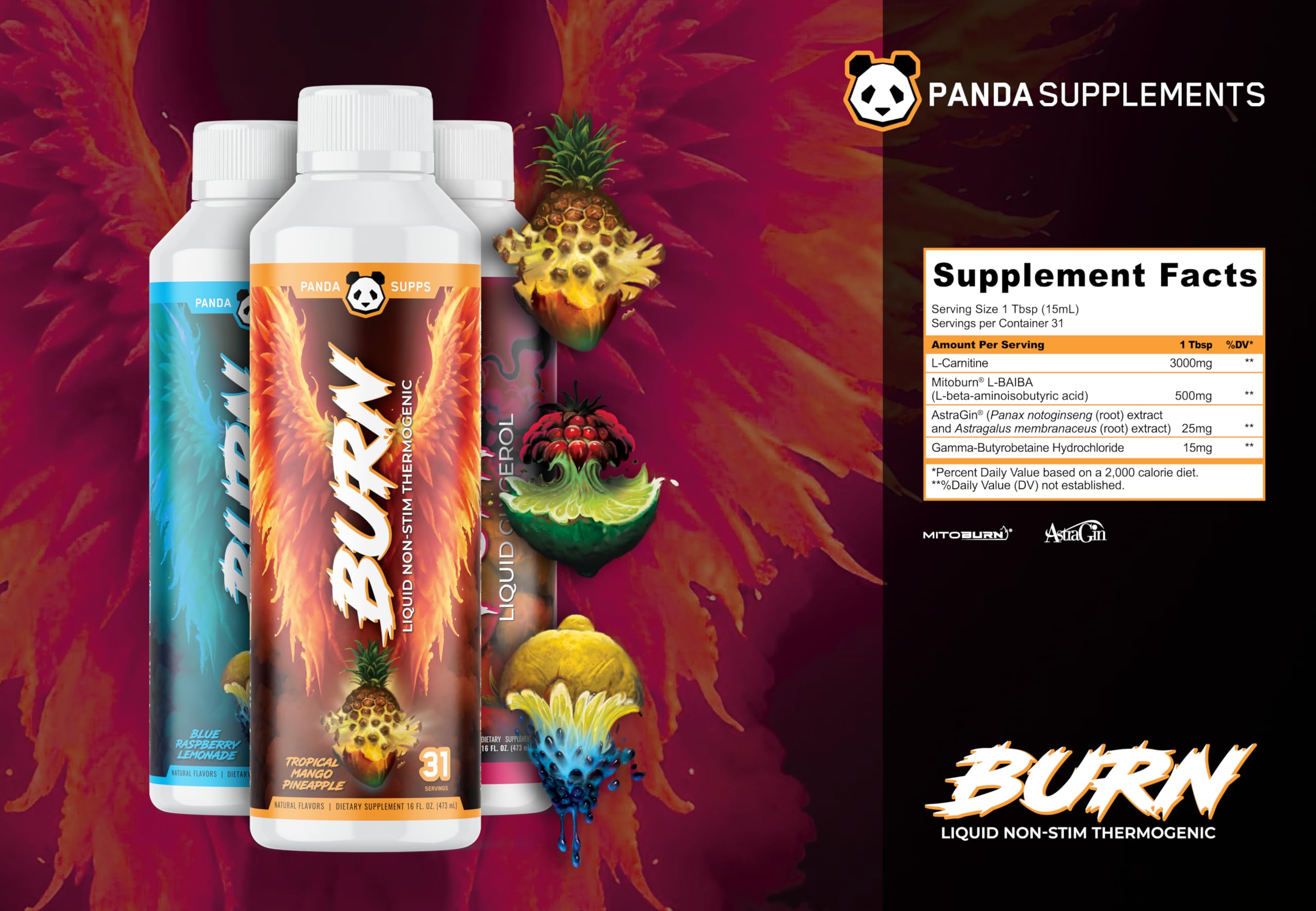 Mito Burn icon indicates heat-boost potential for thermogenic engagement