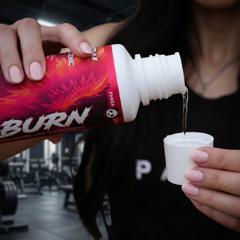 Packaging image communicates a clean, science-forward vibe for the daily fat-burn routine