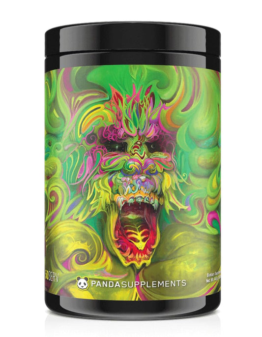 Underground Bio Labs Rampage bottle showing bold high-stim label for pre-workout energy