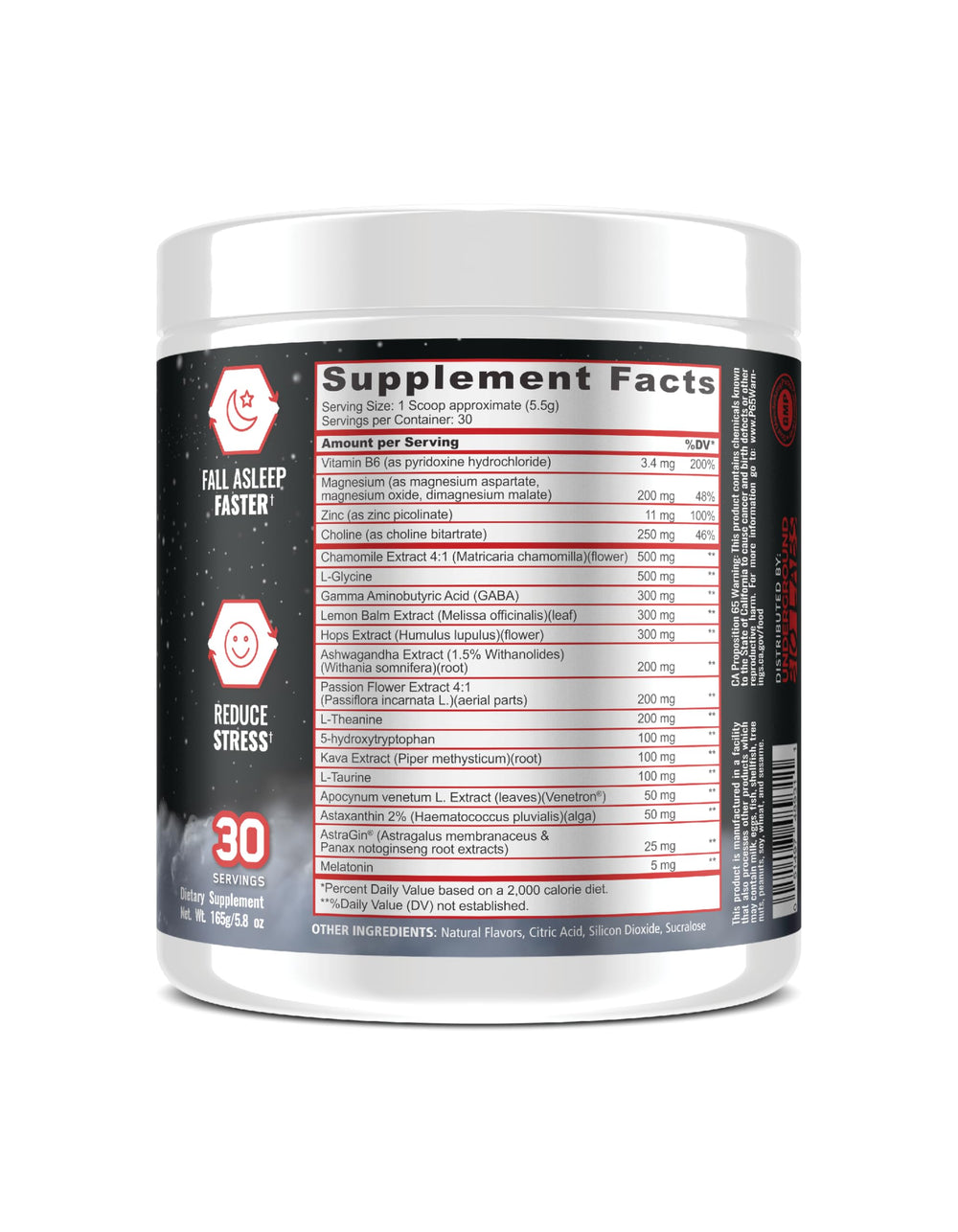 Panda Supps Sleepy 3.0 Mixed Berry flavor bottle offers a soothing evening ritual.