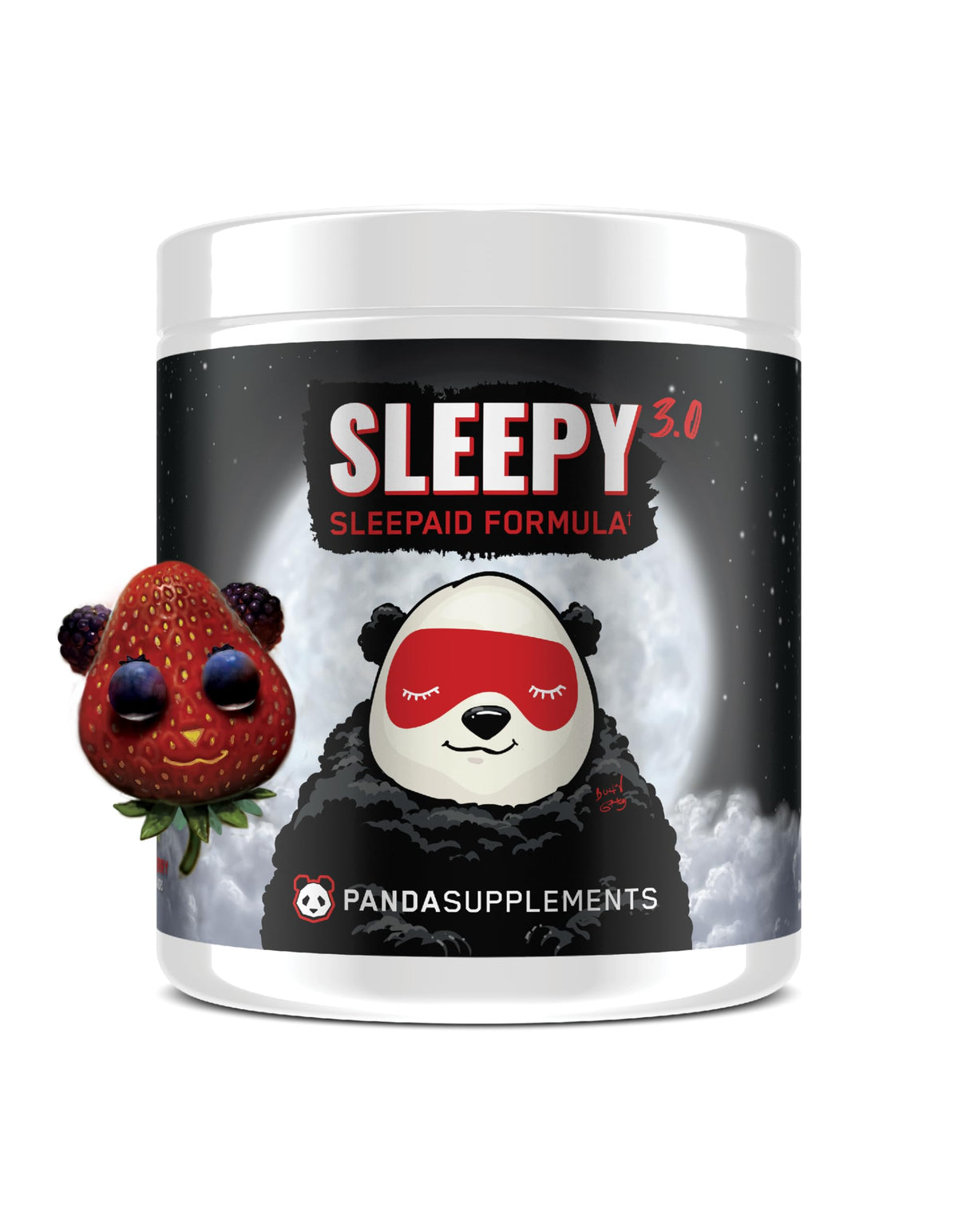 Underground Bio Labs Panda Supps Sleepy 3.0 tub front for nightly sleep support.