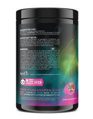 Underground Bio Labs Panda Supps Pandamic V2 energy image emphasizing caffeine-driven alertness.