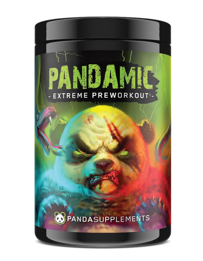 Underground Bio Labs Panda Supps Pandamic Extreme Pre-Workout flavor-visual captures USA-made GMP quality