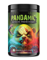 Underground Bio Labs Panda Supps Pandamic Extreme Pre-Workout flavor-visual captures USA-made GMP quality