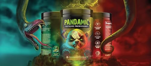 Underground Bio Labs Panda Supps Pandamic Extreme Pre-Workout scoop-dispense shows convenient serving size
