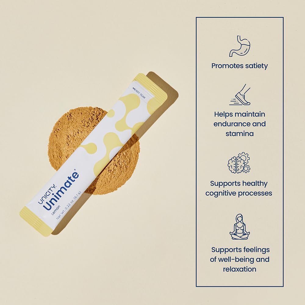 Unicity Balance Natural Orange pour shown beside a glass for daily wellness.
