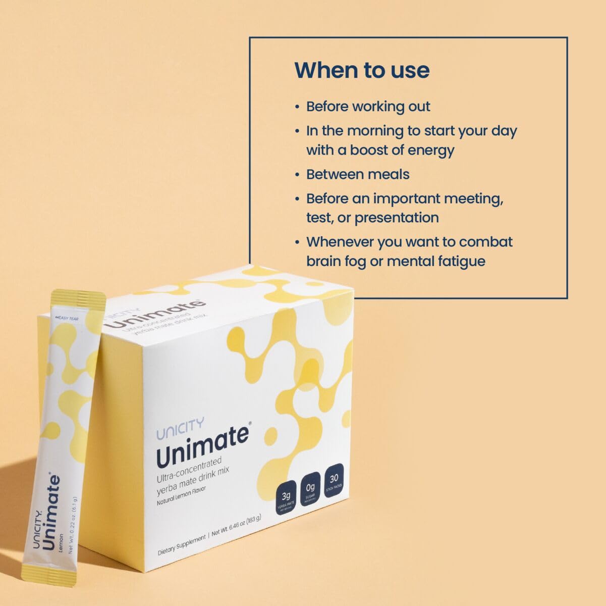 Unicity Natural Lemon bottle with fresh citrus aroma.