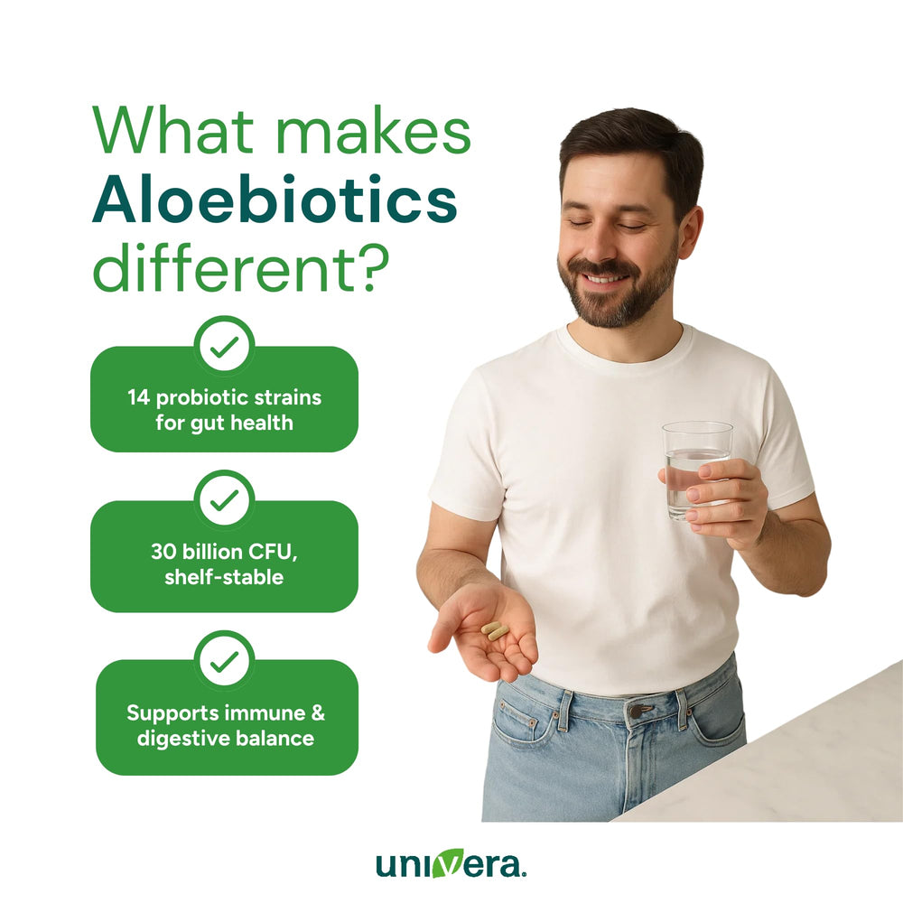 Univera 14-strains list highlights diverse probiotic options.