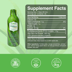 Univera Aloe Select bottle pour showcases convenient pre-meal intake.