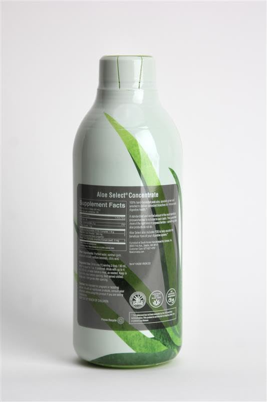 Univera Aloe Select Original bottle pour captures a convenient ritual.