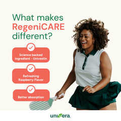 Univera bottle label highlighting Univestin and ingredients