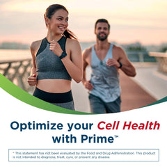 Close-up of Univera Prime capsules showing vitamin C and energy support.