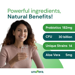 Univera vegan probiotics product line signals cruelty-free wellness.