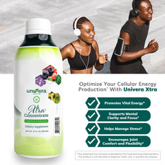 Glass with a splash of Xtra Concentrate shows a refreshing energy lift.