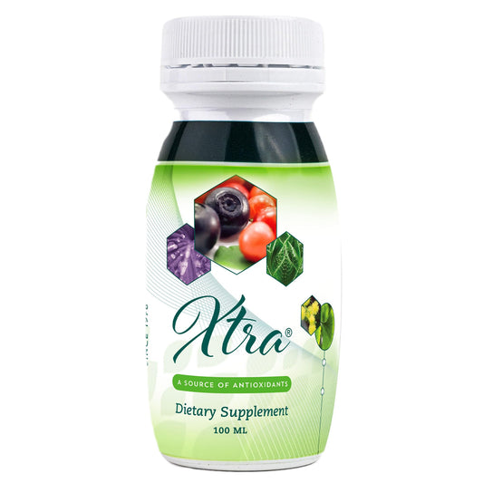Univera Xtra Minis serving shot demonstrating quick energy support and focus