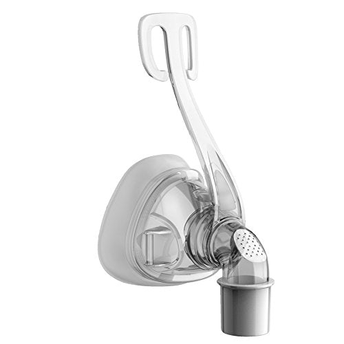 Universal Frame Kit headgear worn for comfortable, prolonged use.