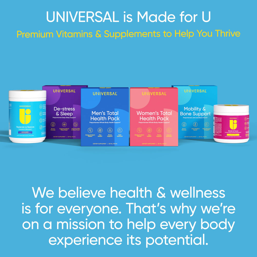 Universal U Mobility and Bone pack travel-ready for gym or work