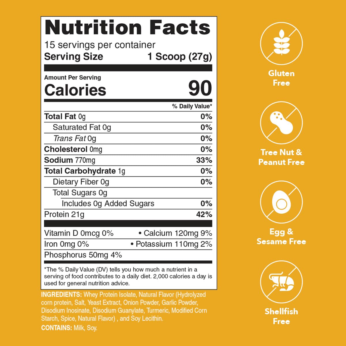Unjury chicken soup powder serving scoop shows convenient protein portion