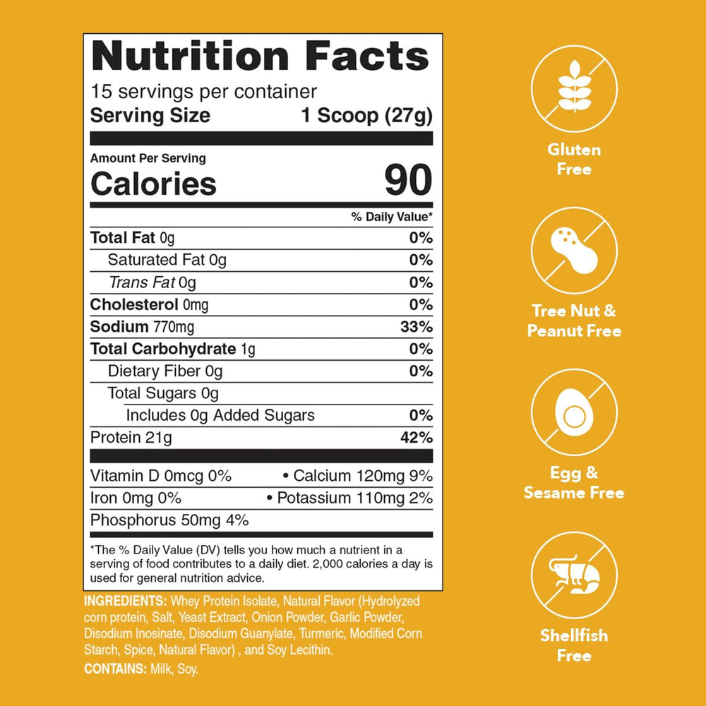 Unjury chicken soup powder serving scoop shows convenient protein portion