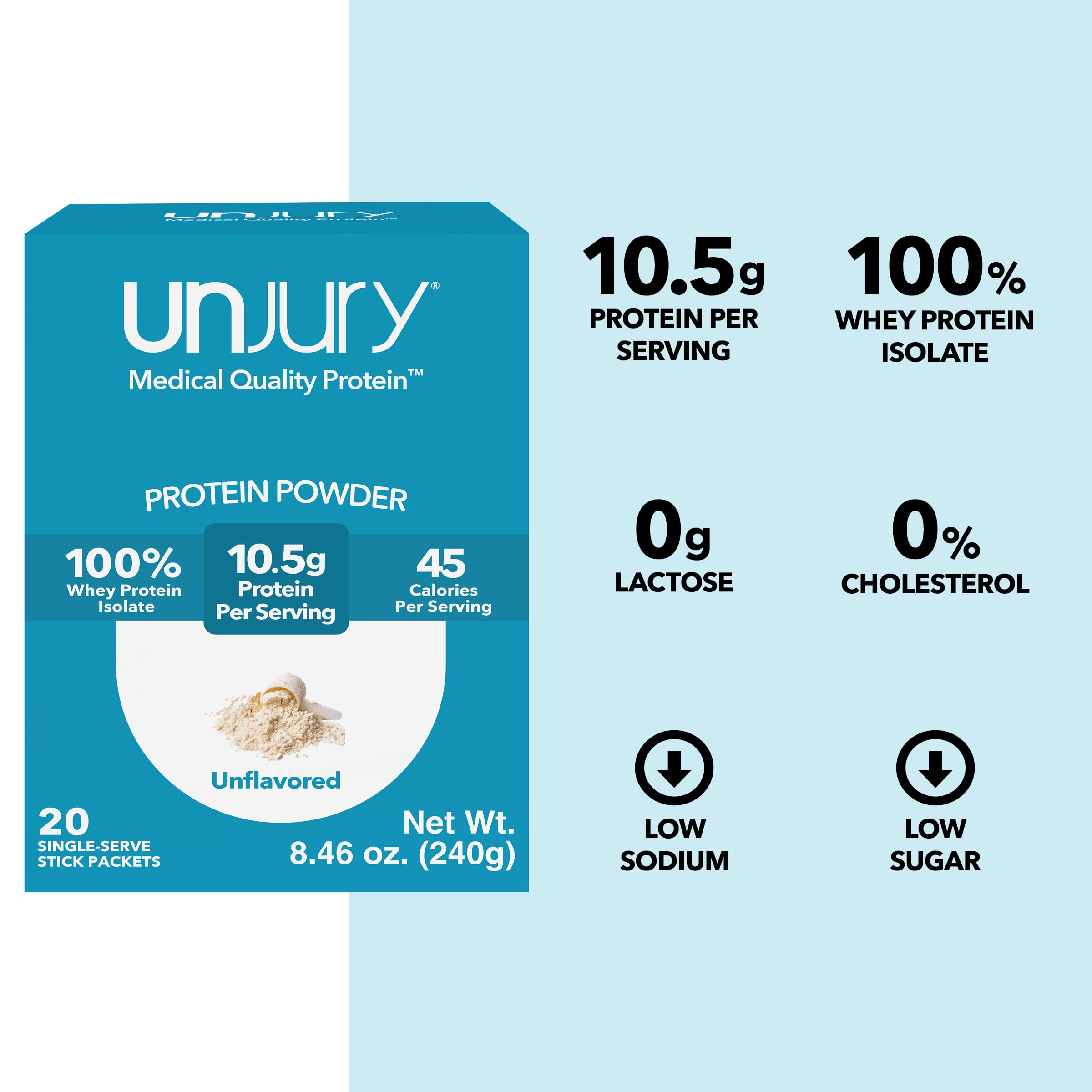Unjury gluten-free kosher label highlighting trusted ingredients