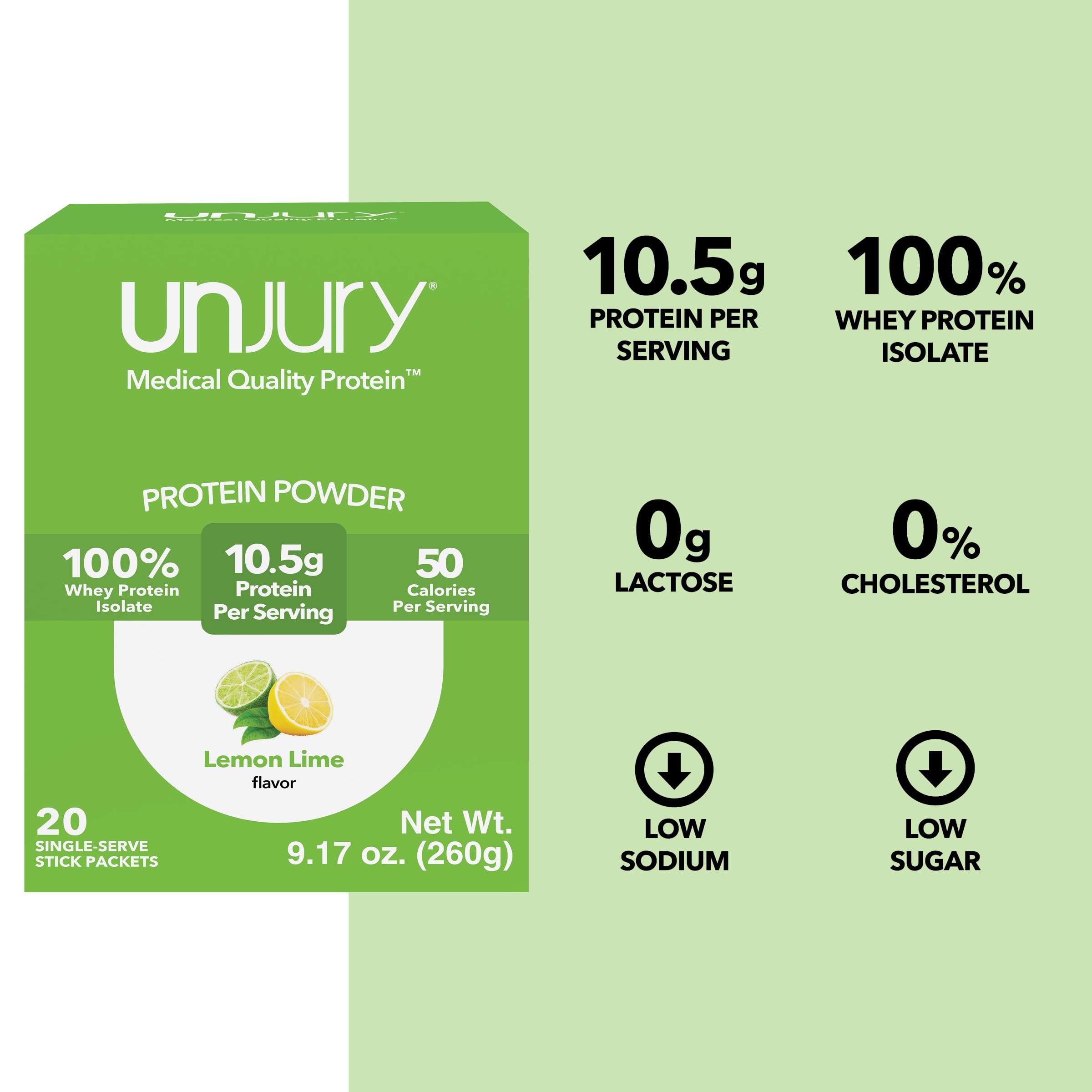 Unjury Lemon Lime 20-stick packs collection, convenient travel stock.