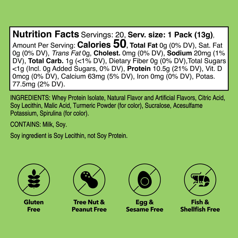Unjury Lemon Lime glass shake showing creamy mix for post-workout refreshment.