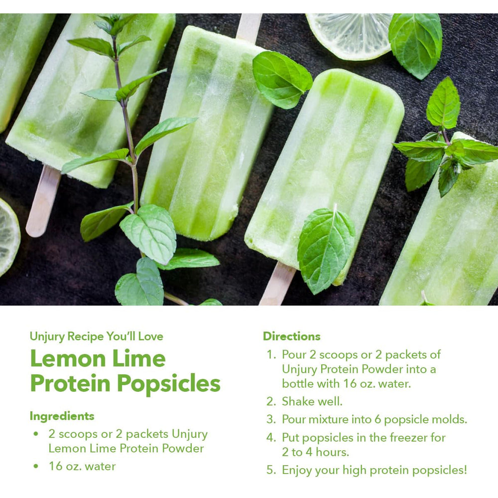 Unjury low carb lactose free formula visual indicating diet-friendly protein.